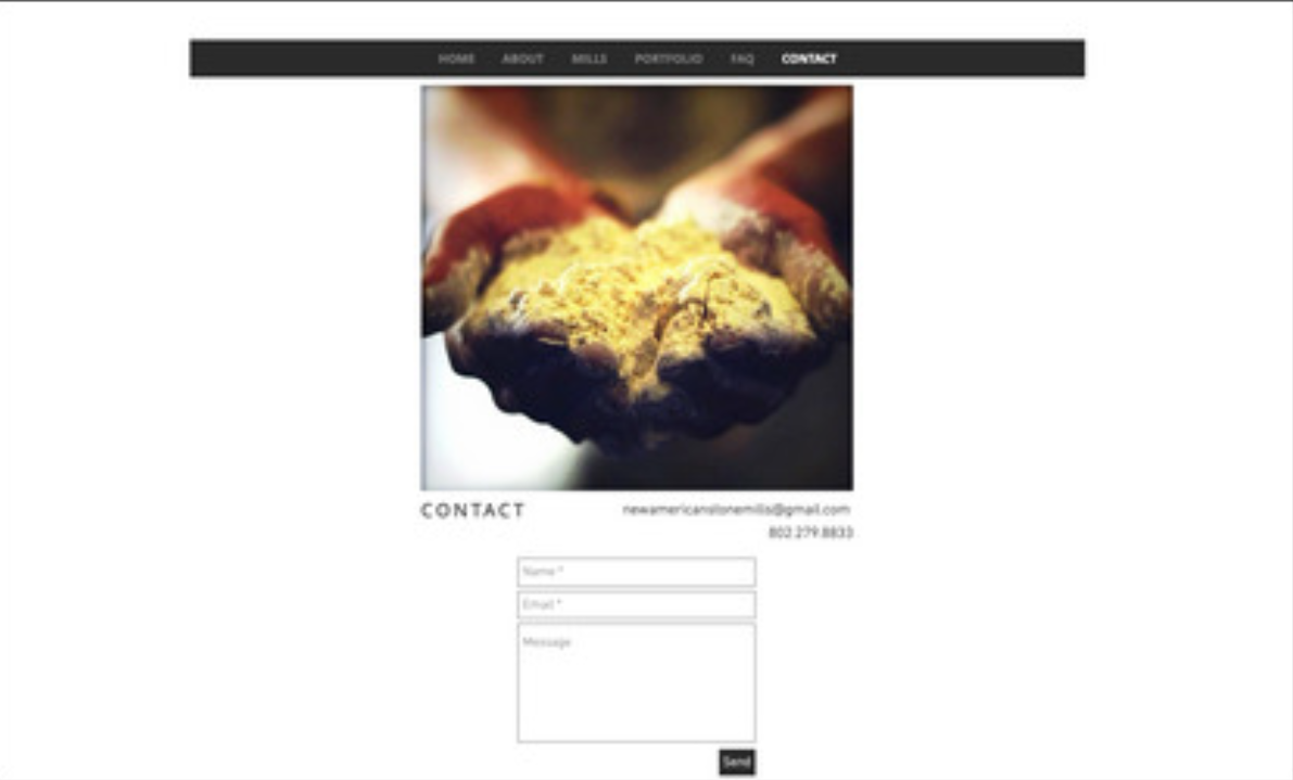 Prospect intake flow before iteration; baseline for forms, FAQs, and serious-prospect signals